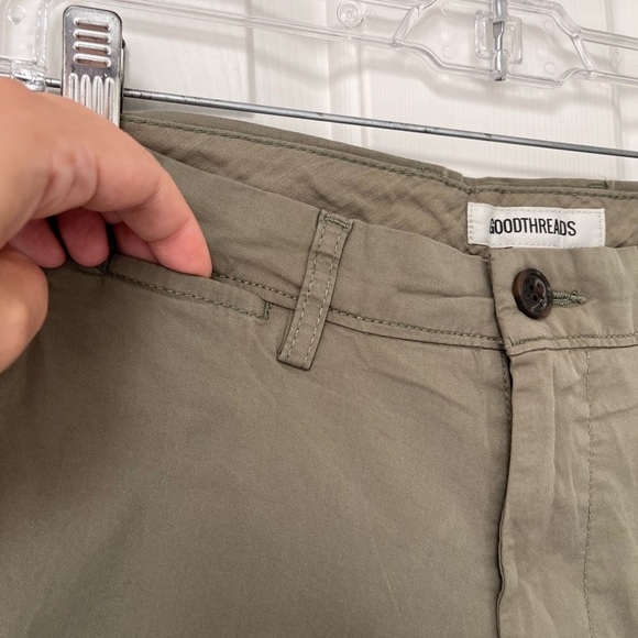 NWT Goodthreads Lightweight Chino Shorts 28 Green - Picture 5 of 14